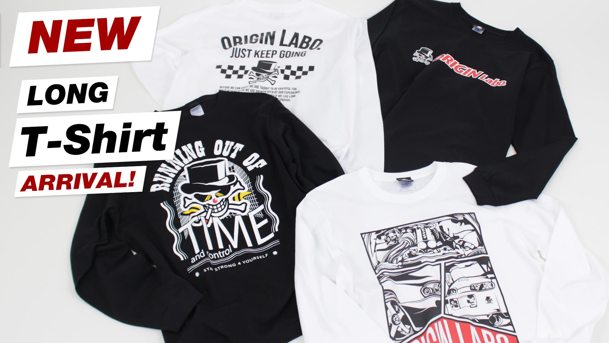 ORIGIN Labo.の新作ロングTシャツ販売開始！