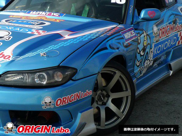 S15シルビアのフロントフェンダー片側40mmワイド