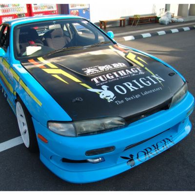 S14シルビア後期 エアロカーボンボンネット タイプ2