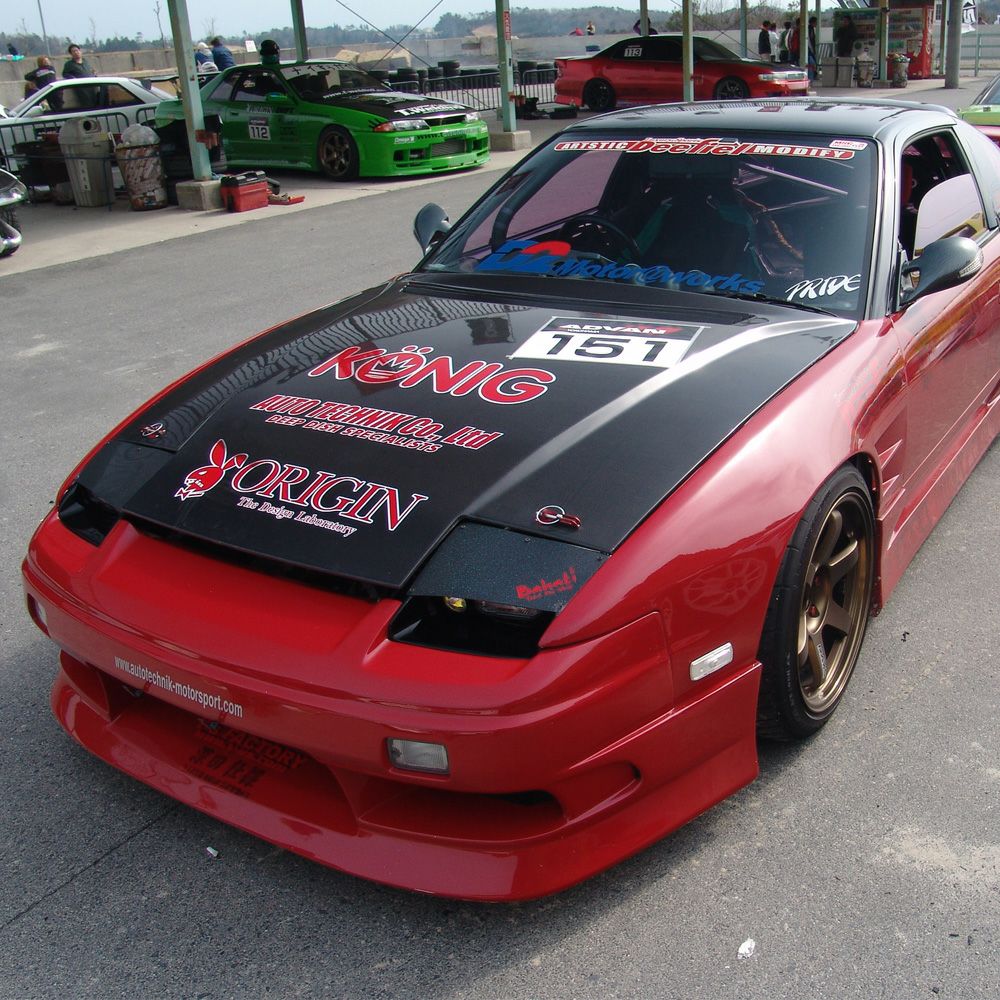 180SX エアロカーボンボンネット タイプ2 | エアロ通販「エアロのエース」