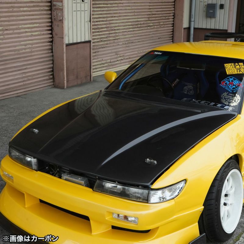 S13シルビア エアロFRPボンネット タイプ2