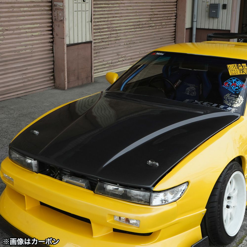 S13シルビア エアロFRPボンネット タイプ2 | エアロ通販「エアロのエース」