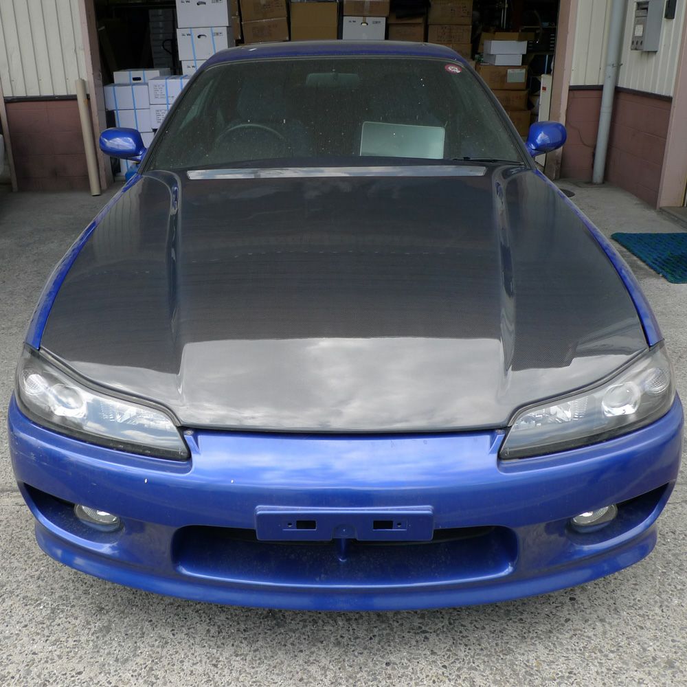 S15シルビア エアロカーボンボンネット タイプ2