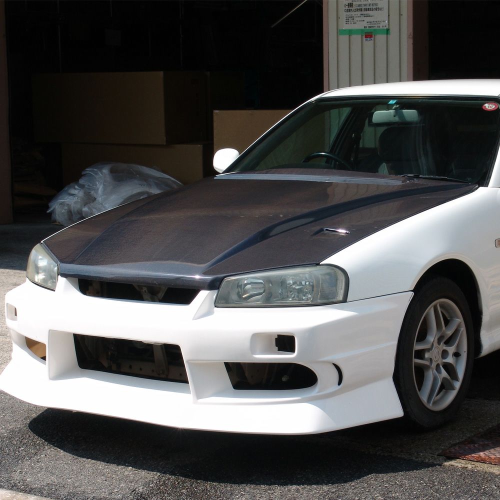 R34スカイライン エアロカーボンボンネット タイプ2 | エアロのエース