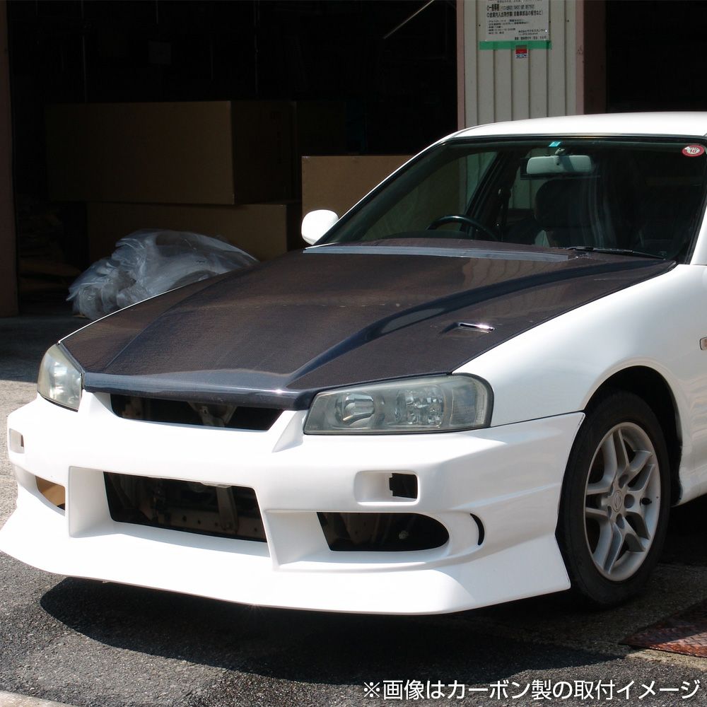 R34スカイライン エアロFRPボンネット タイプ2 | エアロ通販「エアロのエース」