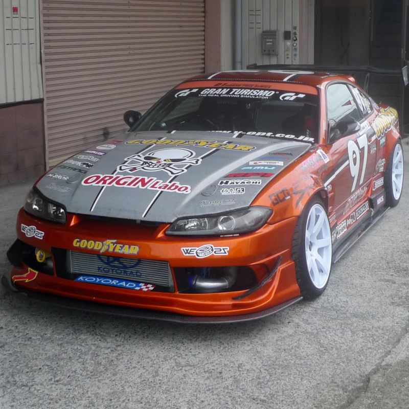 S15シルビア レーシングラインエアロセット(サイドステップ タイプ1)