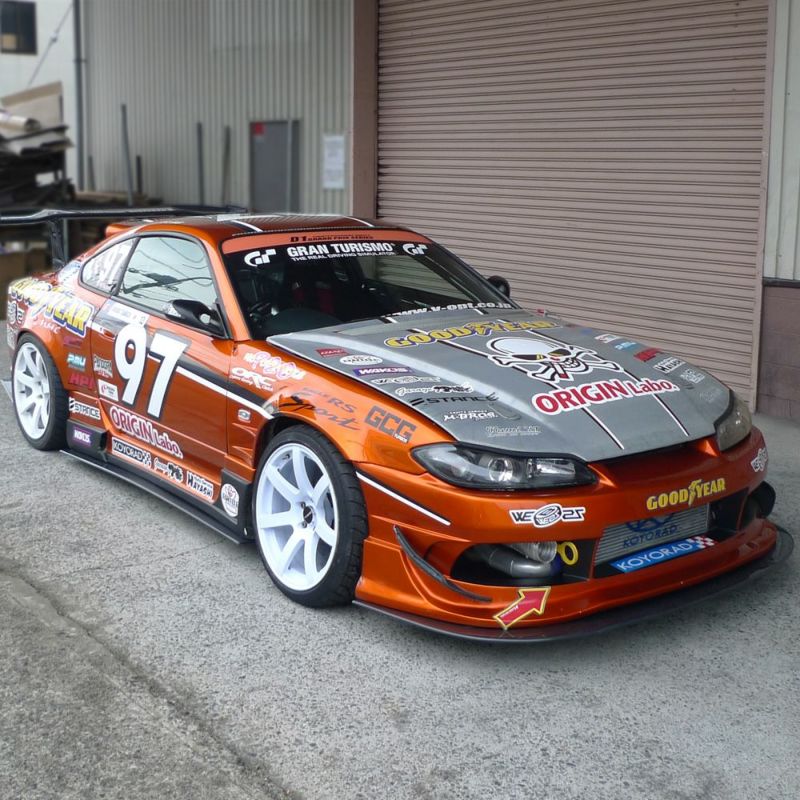 S15シルビア フロントカーボンアンダーパネル レーシングライン用