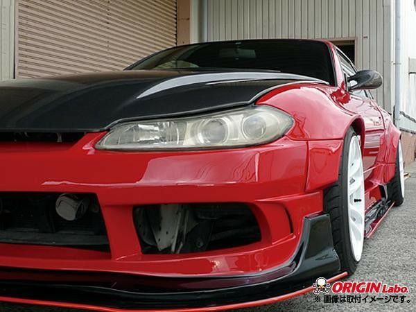 S15シルビアのフロントフェンダー片側75mmワイド | エアロのエース