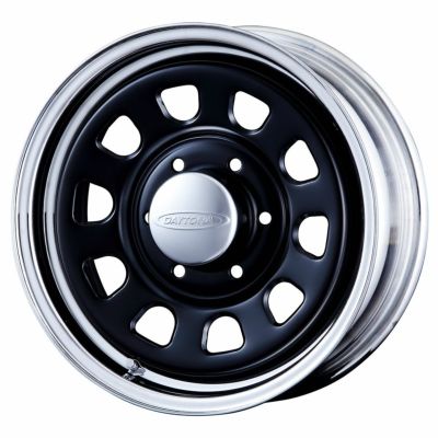 DAYTONA-RS ブラック＆クローム 16×7.0J +19 6H ホイール1本 | エアロのエース