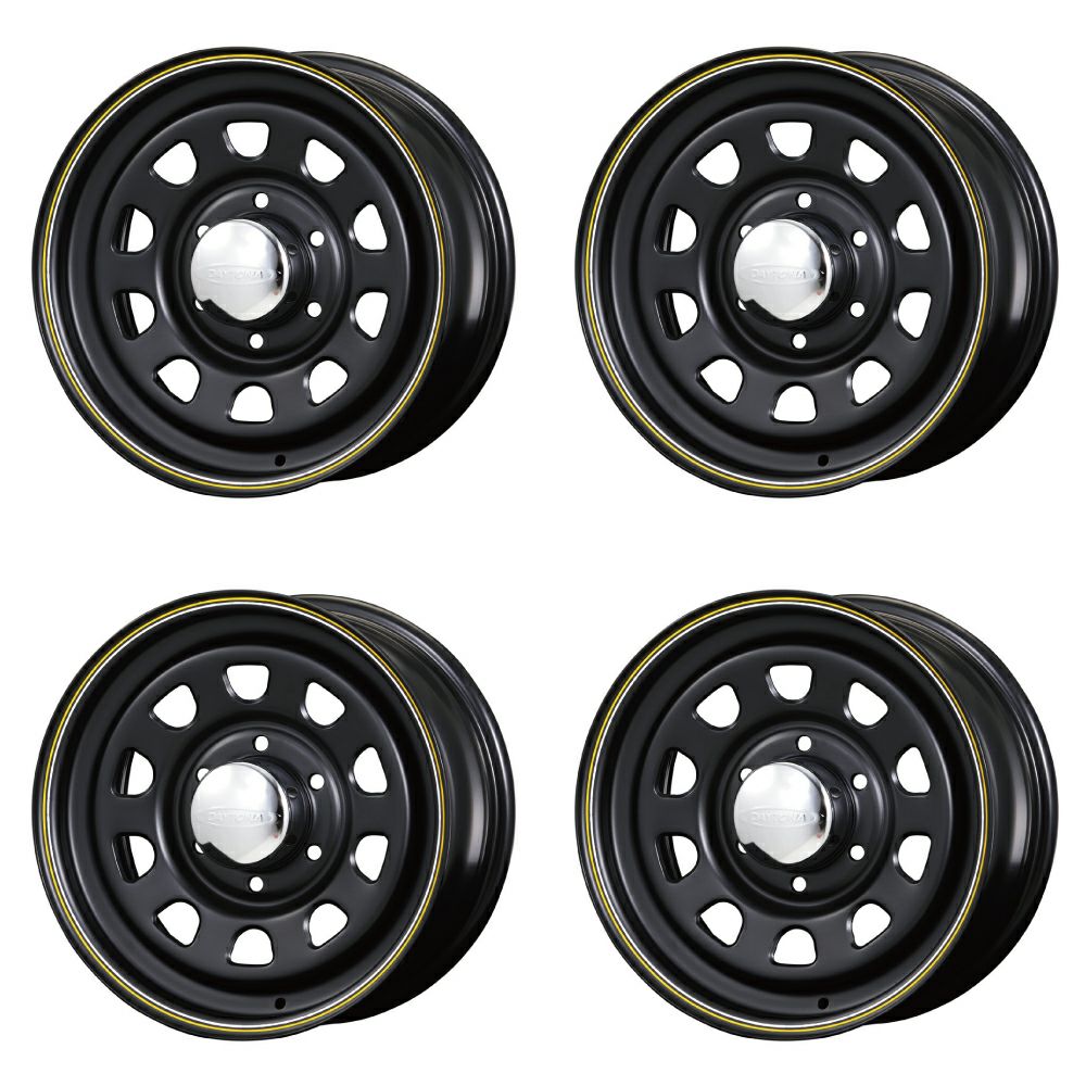DAYTONA-RS ブラック 15×7.0J +19 6H ホイール4本 | エアロのエース