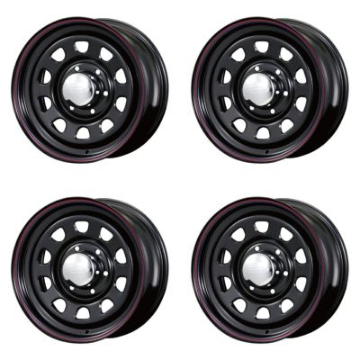 DAYTONA-RS ブラック 16×7.0J +19 6H ホイール4本 | エアロのエース