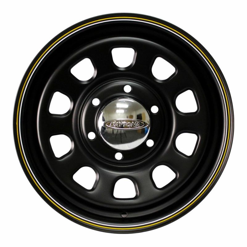 Daytona-RS NEO 16インチ×6.5J＋38 6穴 ブラック Good Year ナスカー215 65R16C ホワイトレター 4本セット