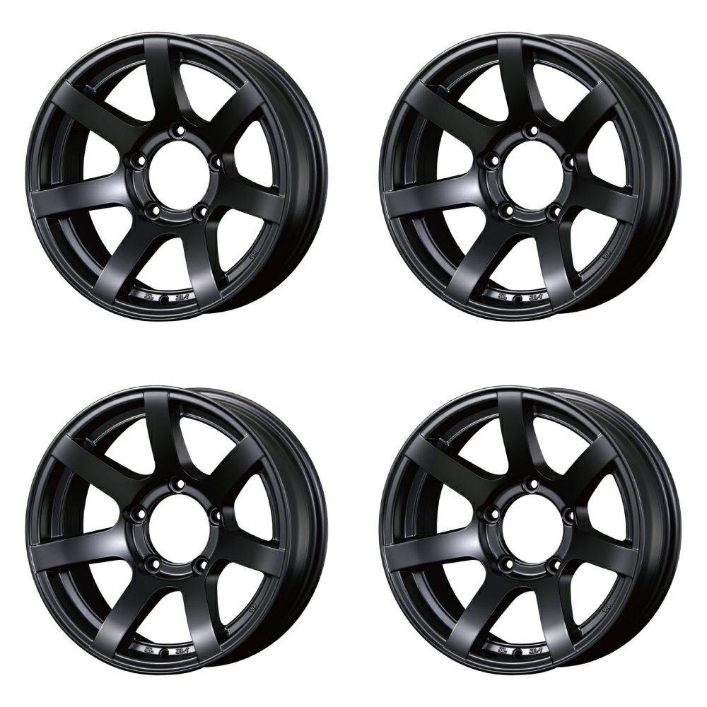 MUDS7 Jimny つっぱしっ 5.5J-20マットブラック ＋ DUNLOP GRANDTREK 