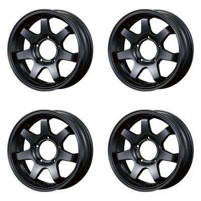 ジムニー ホイール MUD-SR7 16インチ 5.5J +20 マットブラック 4本セット