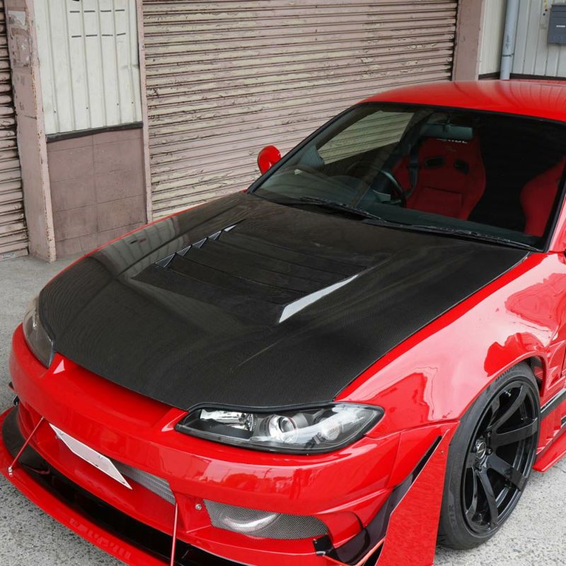 S15シルビア エアロカーボンボンネット タイプ3