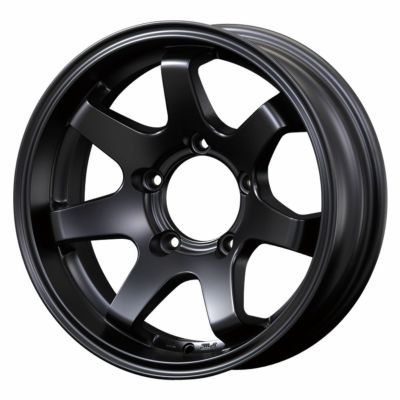 ジムニー ホイール MUD-SR7 16インチ 5.5J -20 マットブラック