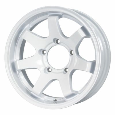 ジムニー ホイール MUD-SR7 16インチ 5.5J -20 シャインホワイト