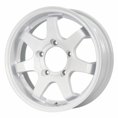 ジムニー ホイール MUD-SR7 16インチ 5.5J +20 シャインホワイト