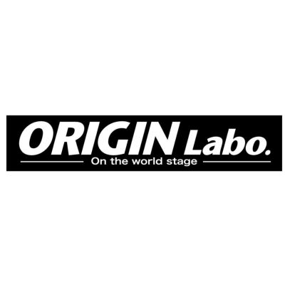 ORIGIN Labo. 横長ステッカー「On the world stage」 200×40mm