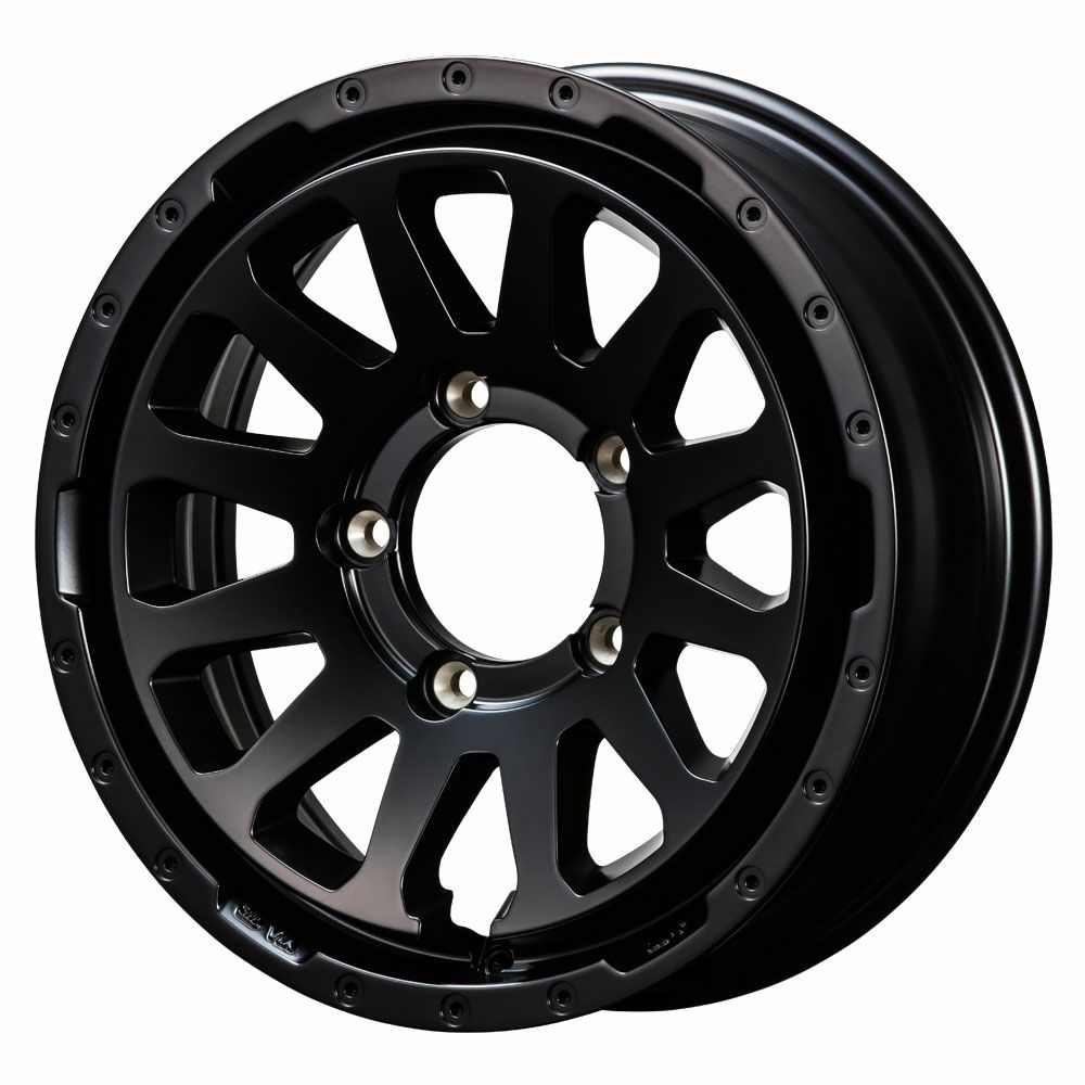 ジムニー ホイール MUD-ZEUS マットブラックコート 16×5.5J 5H +20 