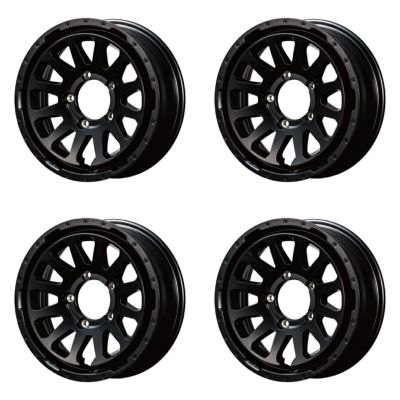 ジムニー ホイール MUD-ZEUS 16インチ 5.5J +20 マットブラック 4本セット