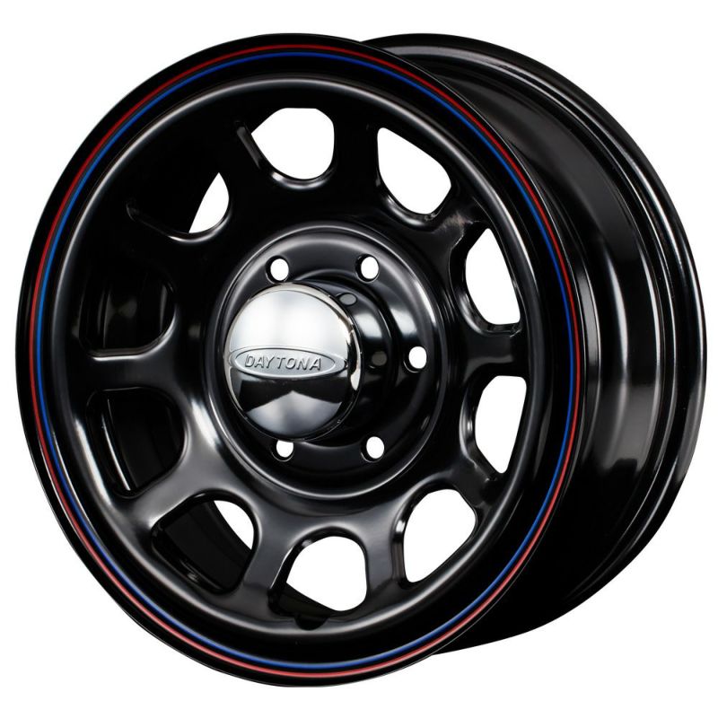 DAYTONA-RS NEO ブラック 16×6.5J +38 6H ホイール1本