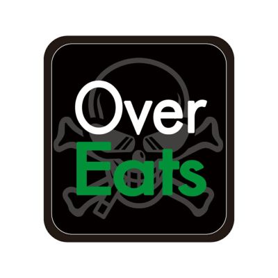 ORIGIN Labo. イエローステッカー（大）：【Over Eats】